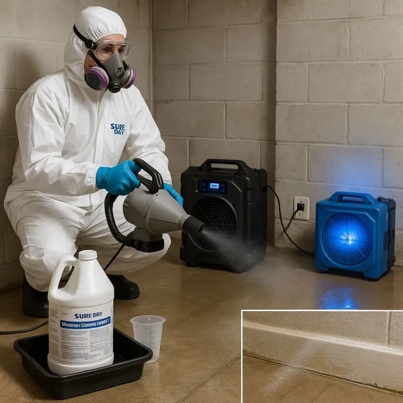 Sanitization and Odor Removal process in Beckett Ridge, OH